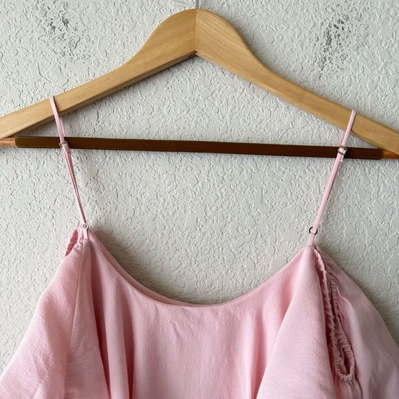 MISA Los Angeles Emil Off The Shoulder Mini Dress in Pink Blush - Picture 7 of 12